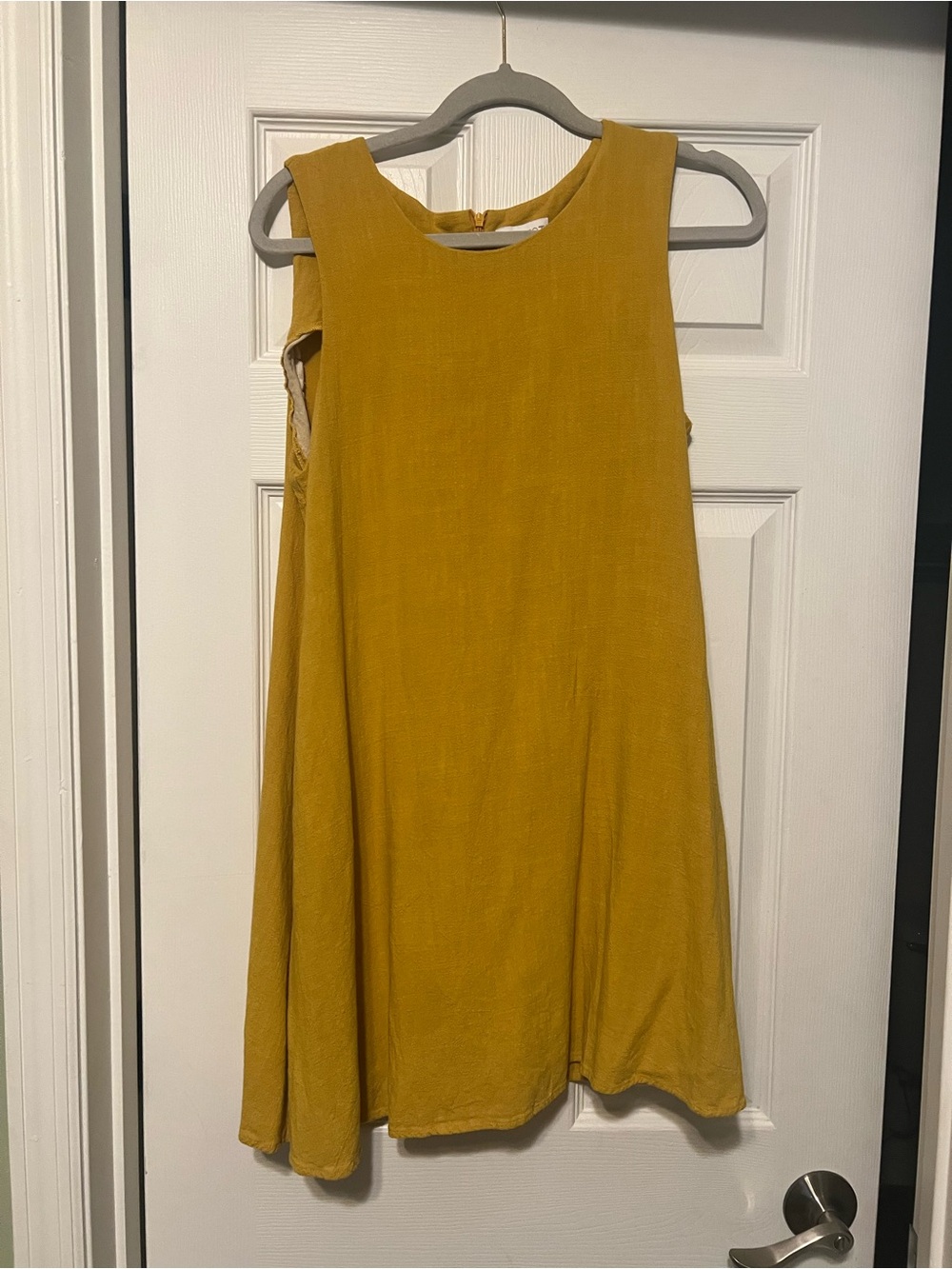 APRICOT Mustard Yellow Mini Dress